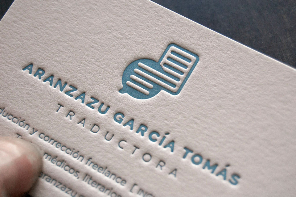 Aranzazu García Tomás letterpress